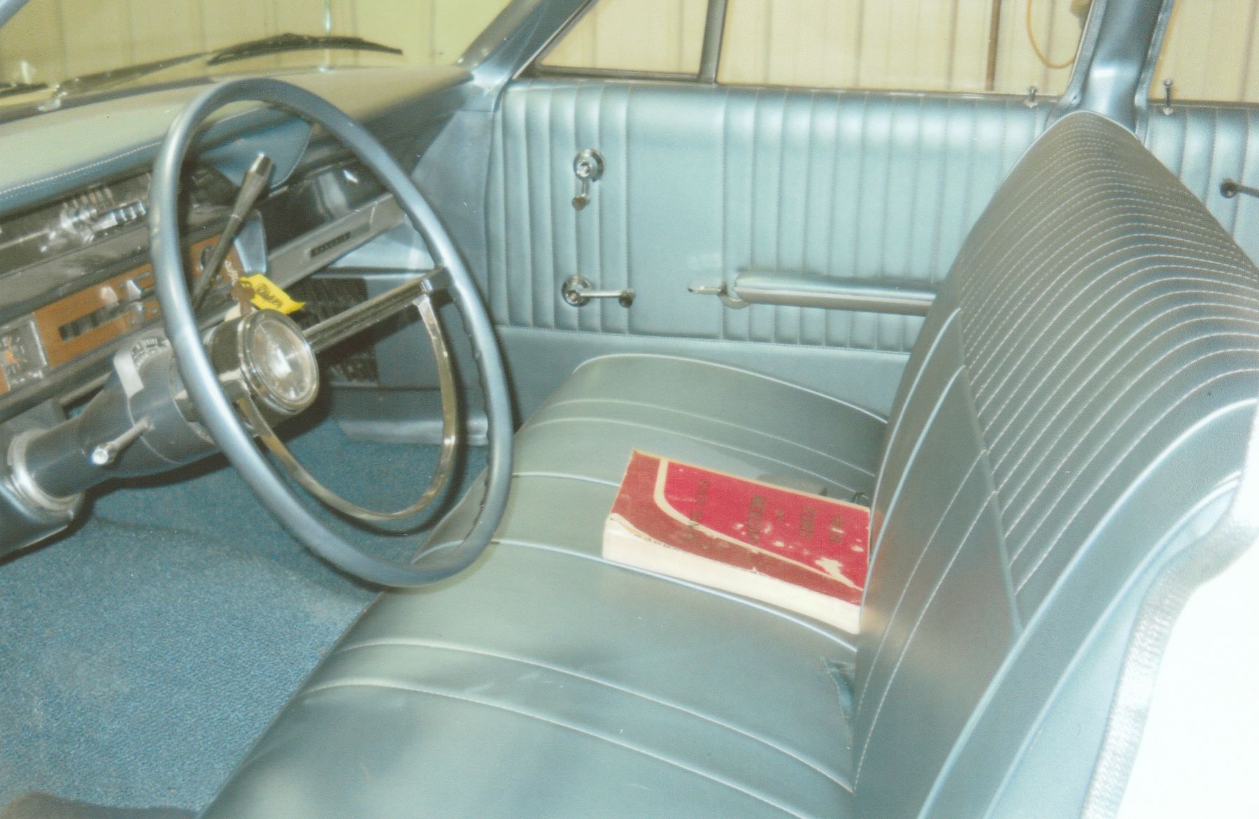 1966 Ford Galaxie 500 front seat and interior dash