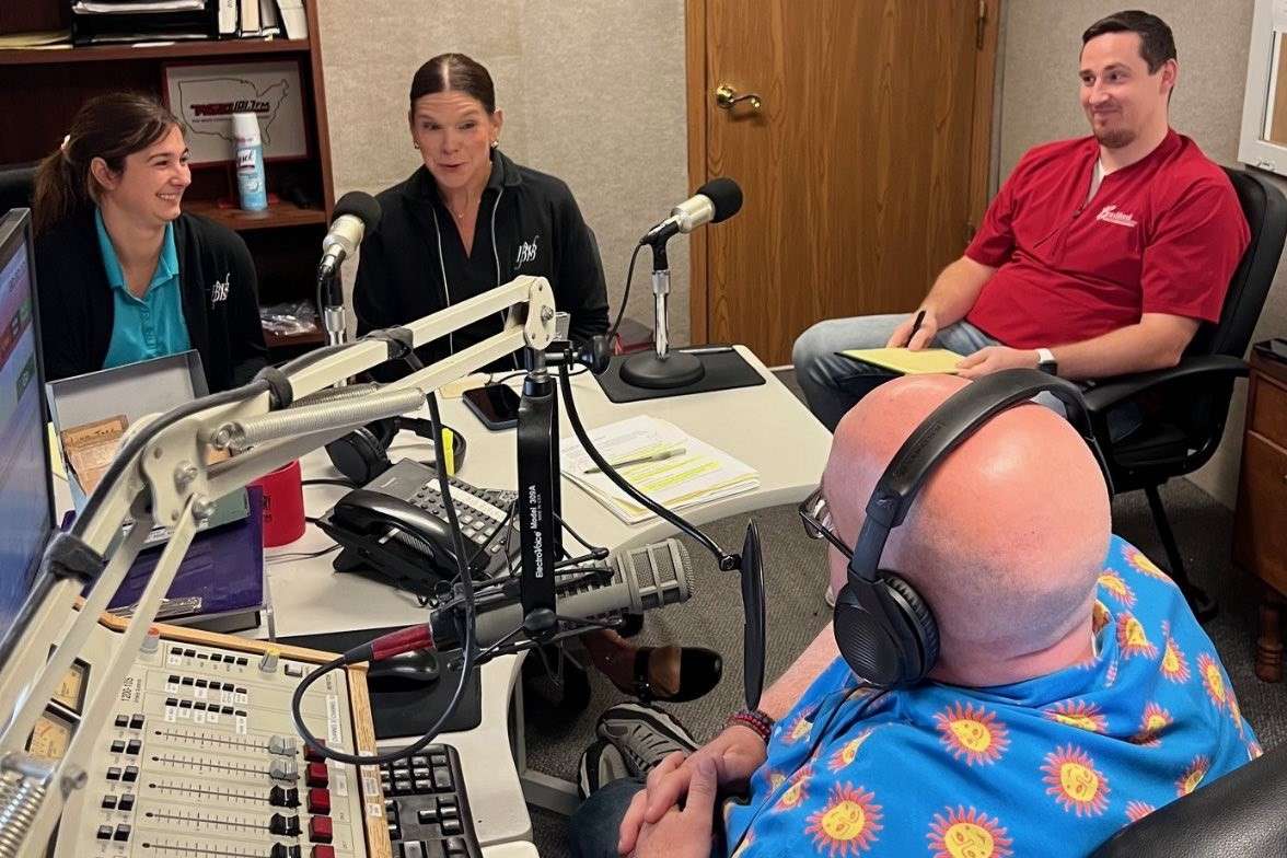Emily, Joy, and Brady kicked off their Thursday morning at WGEL Radio for the 2025 Great Celebrity Pie Auction! BNB raised $3,400 for the Lemuel Rhodes Cancer Foundation! A great morning supporting a great organization!