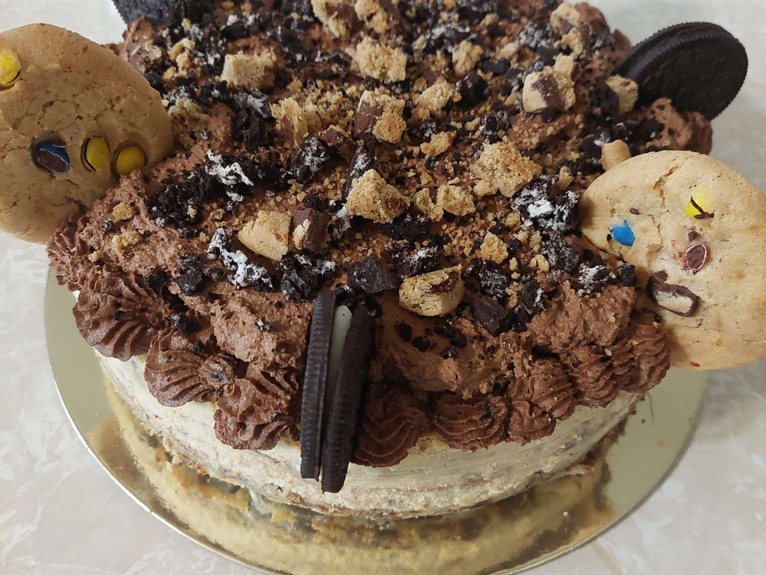Bond County Treasurer Colleen Camp shared this Oreo Brookie Cheesecake for the celebrity auction.